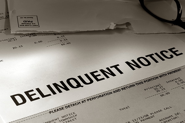 3. Tax Delinquency Notices - Caution 1 Tax Delinquency Notice